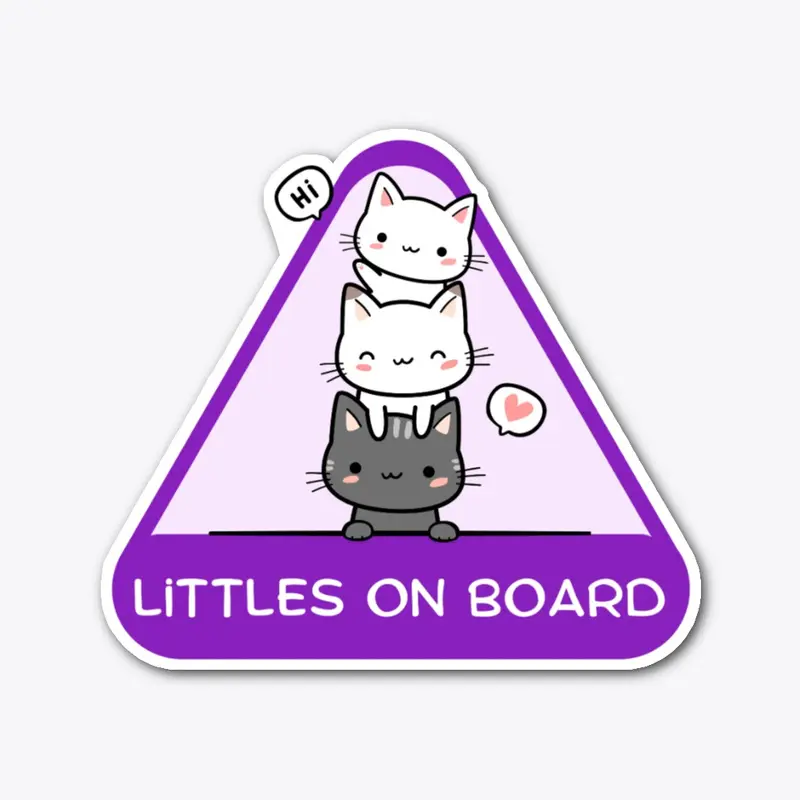Littles on Board - Purple