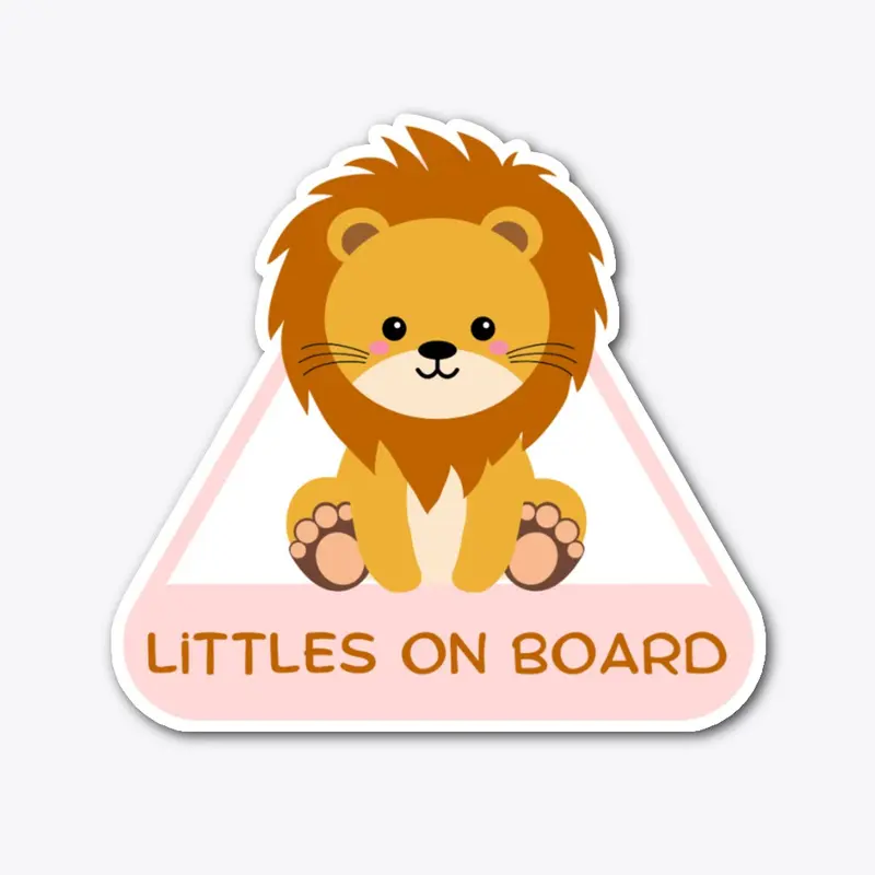 Littles on Board - Pink