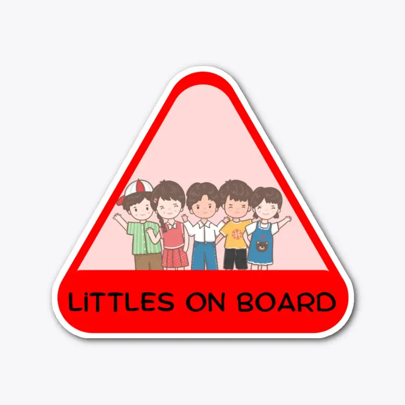 Littles on Board - Red